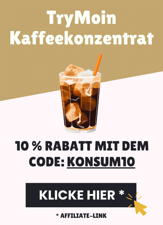 TryMoin Rabattcode: Mit dem Gutscheincode Konsum10 ordentlich sparen *